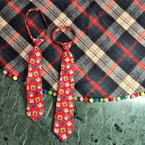 Kids Jason Scott by Imp Christmas Polyester Neck Tie - adjustable - super easy!